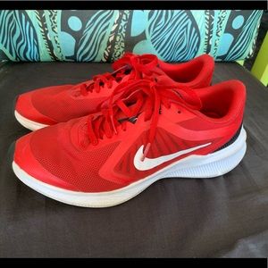 Youth 6.5 Red Nike Downshifter worn a few times. Great play/school shoe